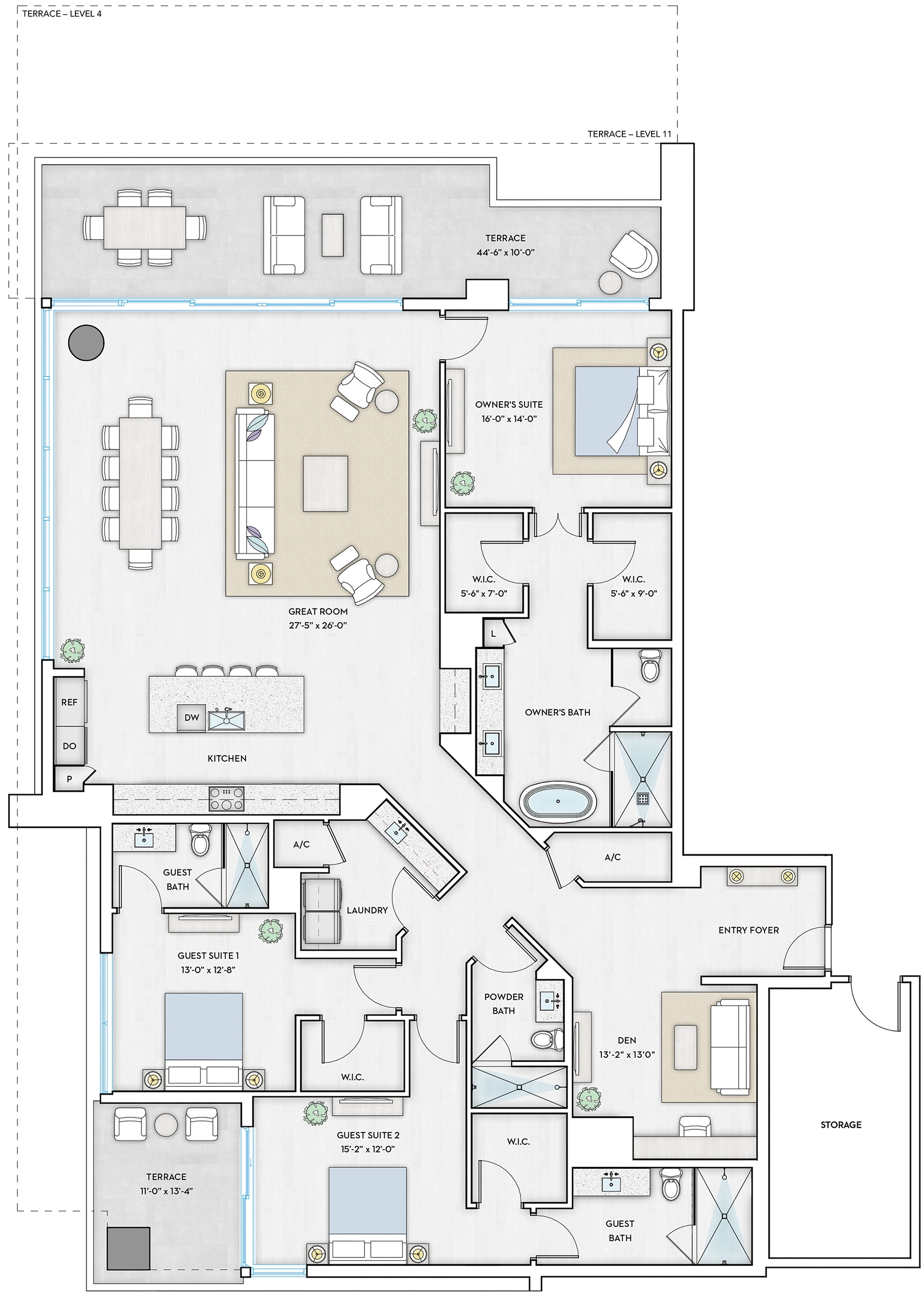 1000 Live of Arts Residence - BAY 1 - Floorplan Image