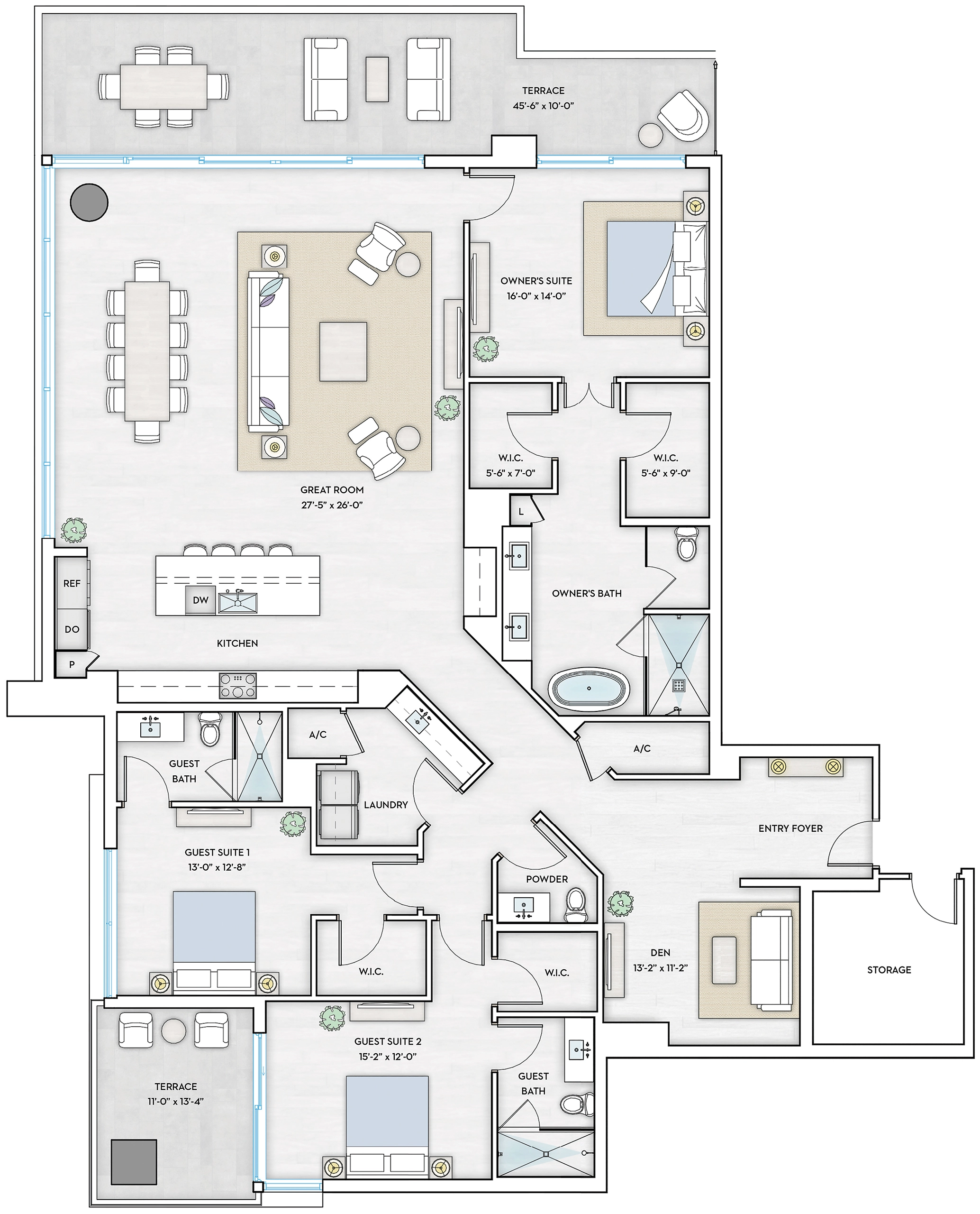 1000 Live of Arts Residence - BAY 1B - Floorplan Image