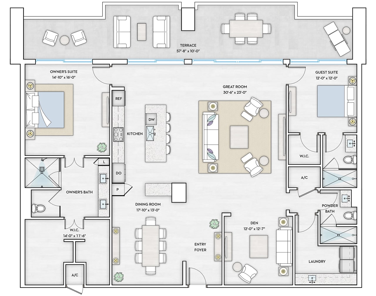 1000 Live of Arts Residence - BAY 9 - Floorplan Image