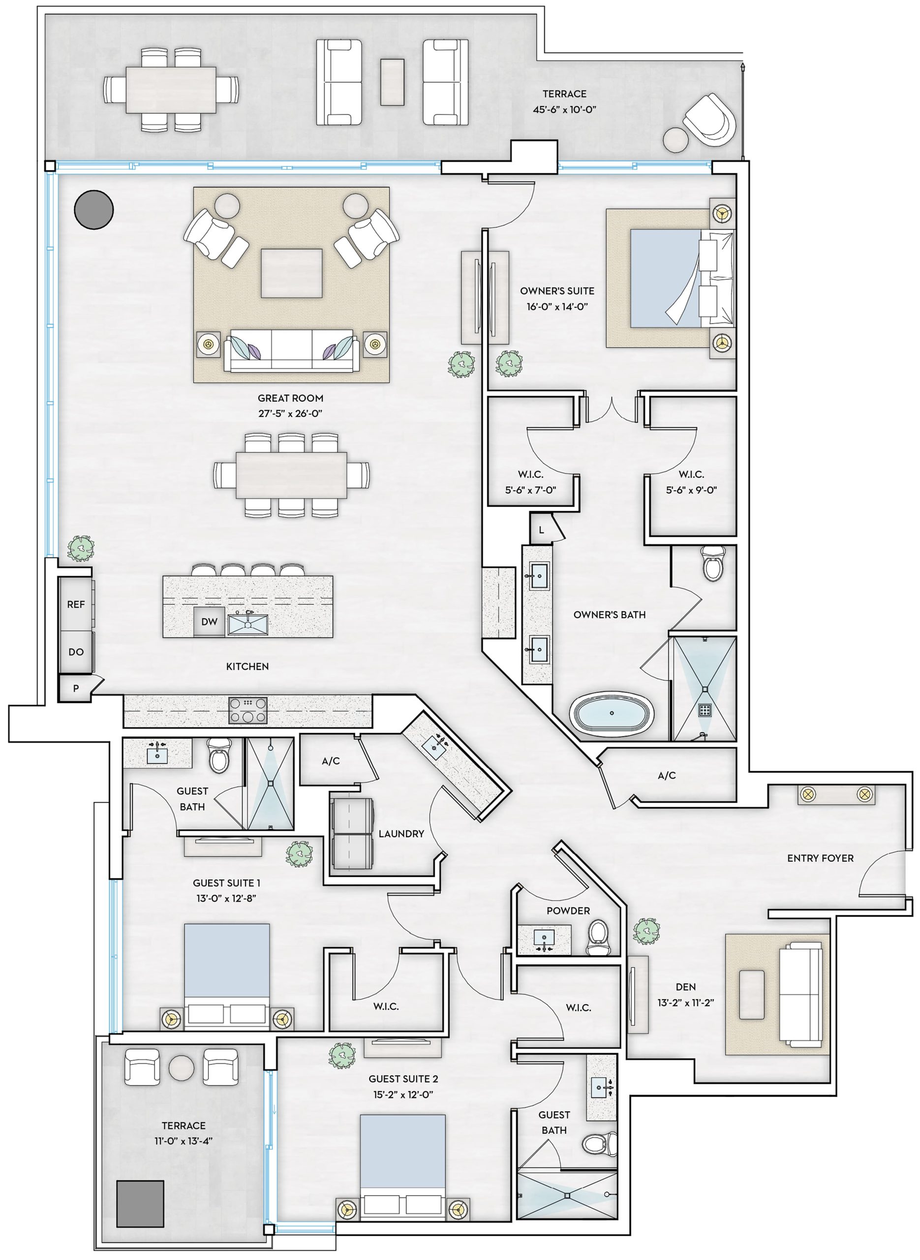 1000 Live of Arts Residence - BAY 1B - Floorplan Image