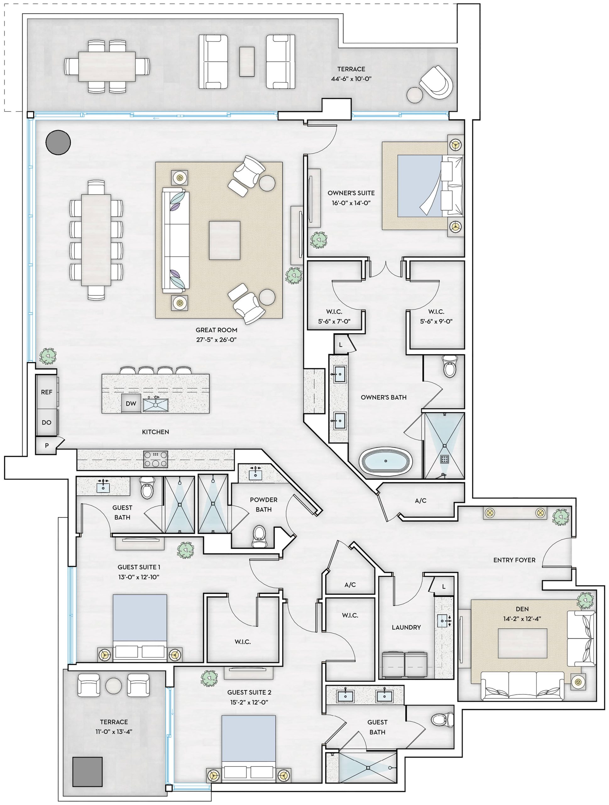 1000 Live of Arts Residence - BAY 1C - Floorplan Image