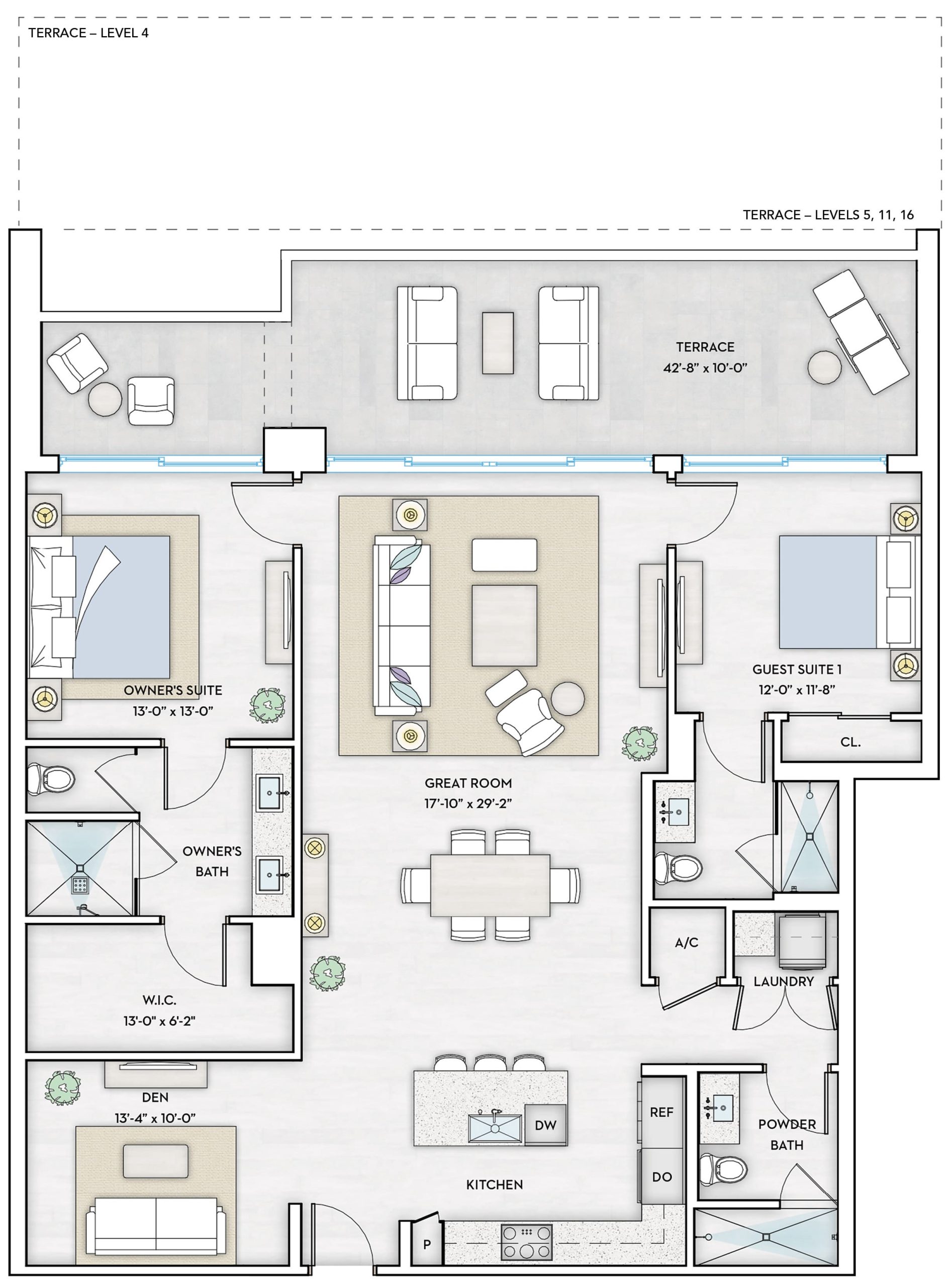 1000 Live of Arts Residence - BAY 2 - Floorplan Image