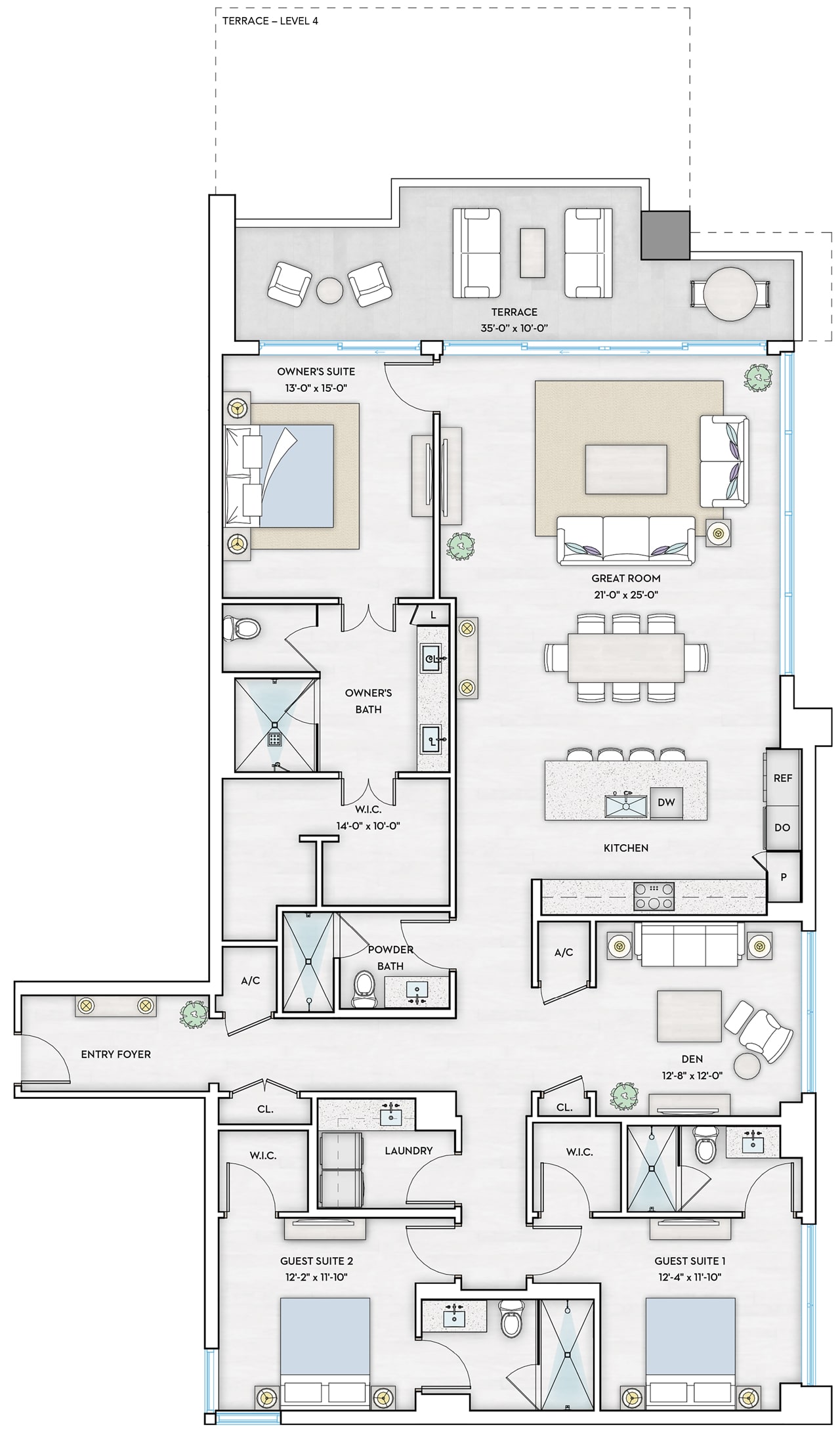 1000 Live of Arts Residence - BAY 6 - Floorplan Image