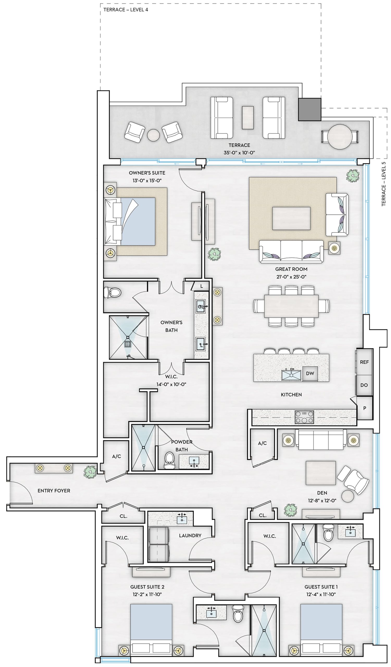 1000 Live of Arts Residence - BAY 6 - Floorplan Image