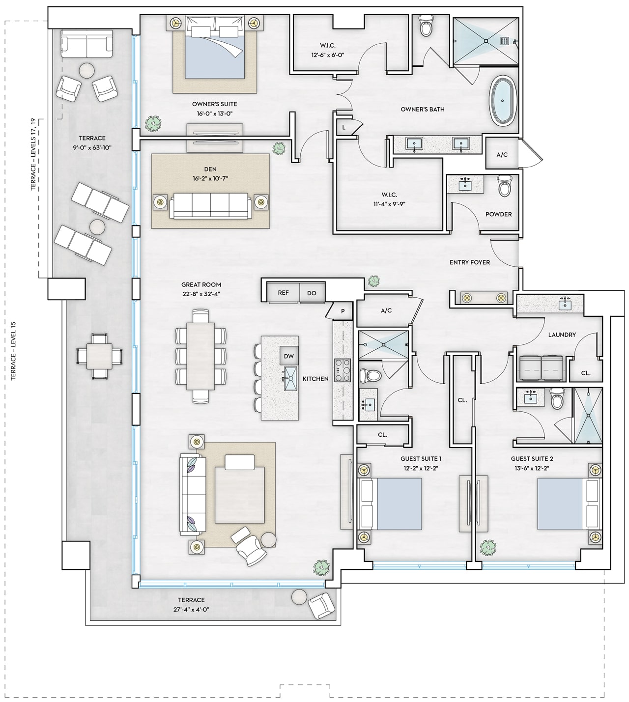 1000 Live of Arts Residence - HARBOR 4 - Floorplan Image