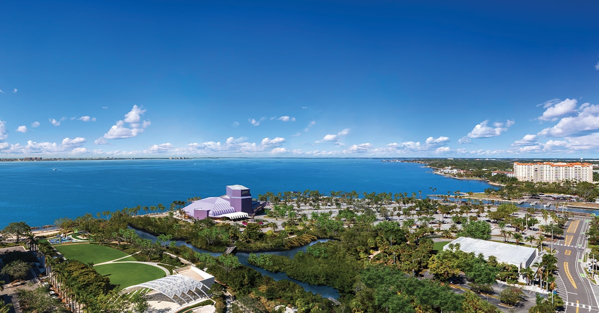 1000 Boulevard of the Arts Residence Views of the Van Wezel and the Bay Park