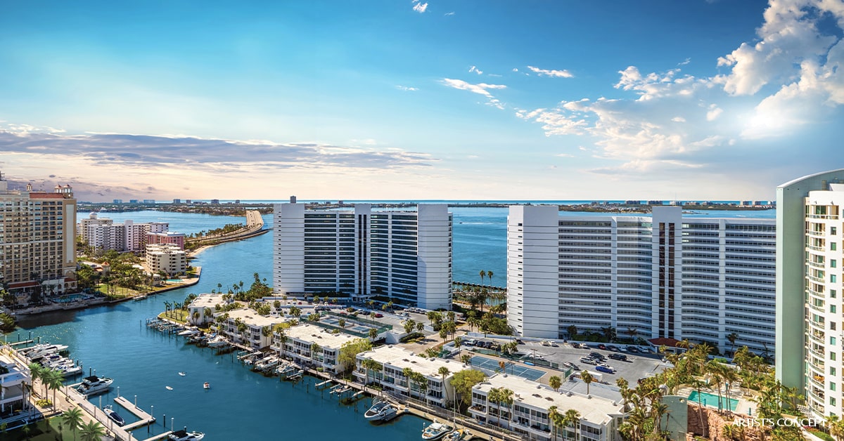1000 Boulevard of the arts condo Bay views