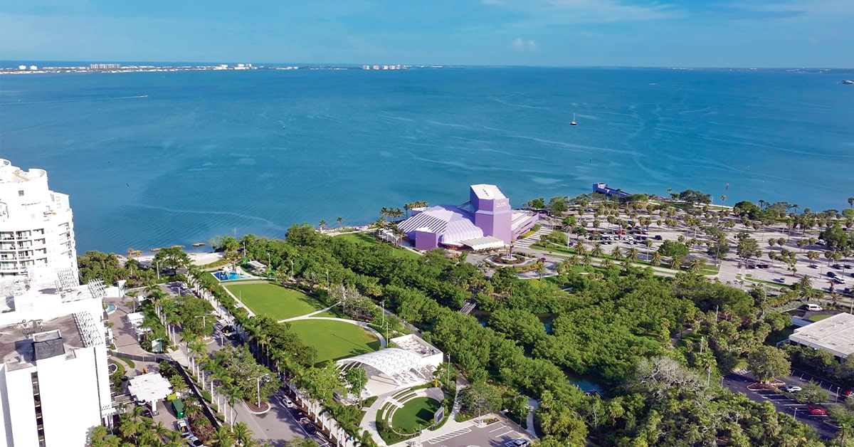 Sarasota Bay Florida Aerial