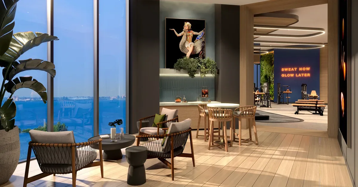Sarasota Hyatt Centric Fitness Lounge